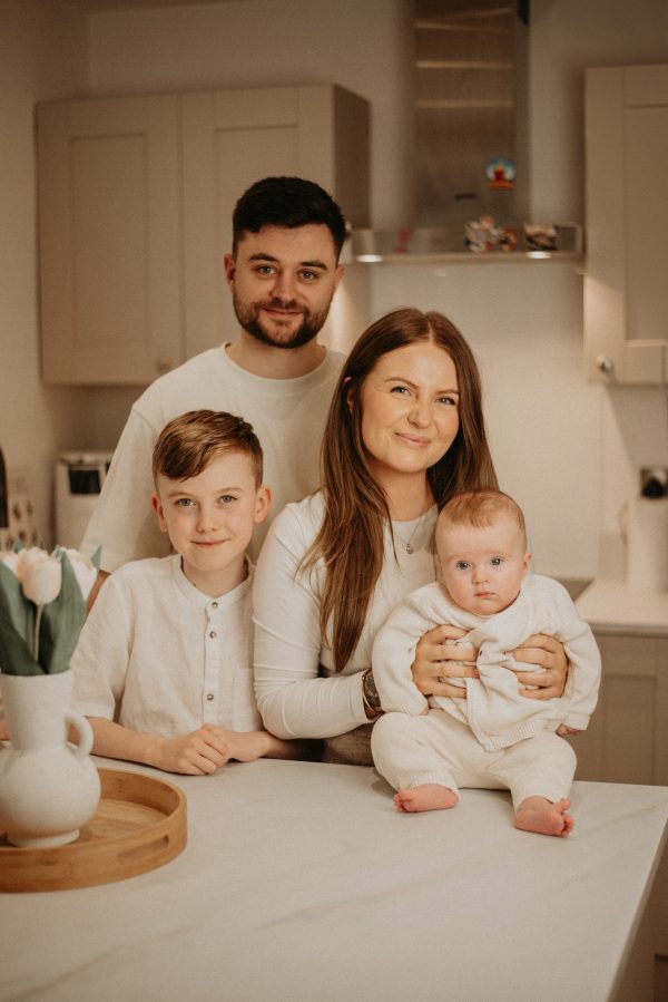 Family at home shoot
